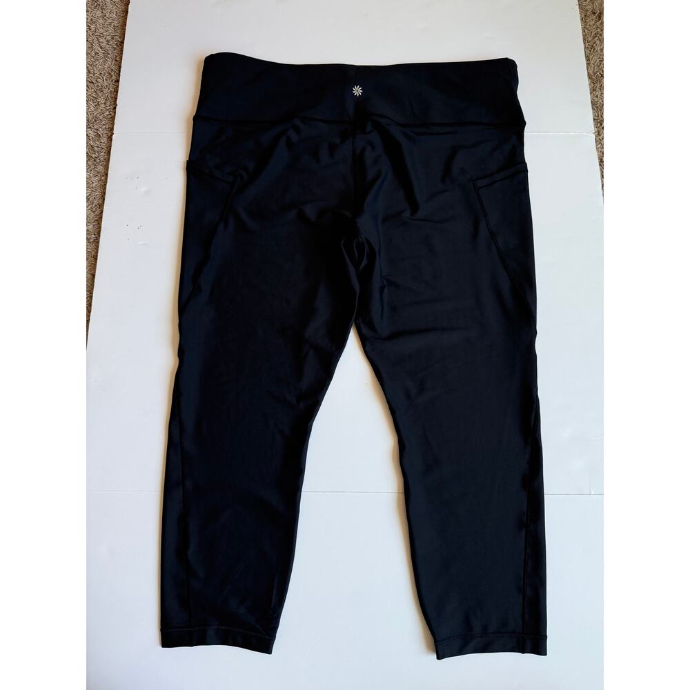 NEW Athleta Interval Stash High Rise 7/8 Tight Legging Black Women's 2X - Picture 12 of 15